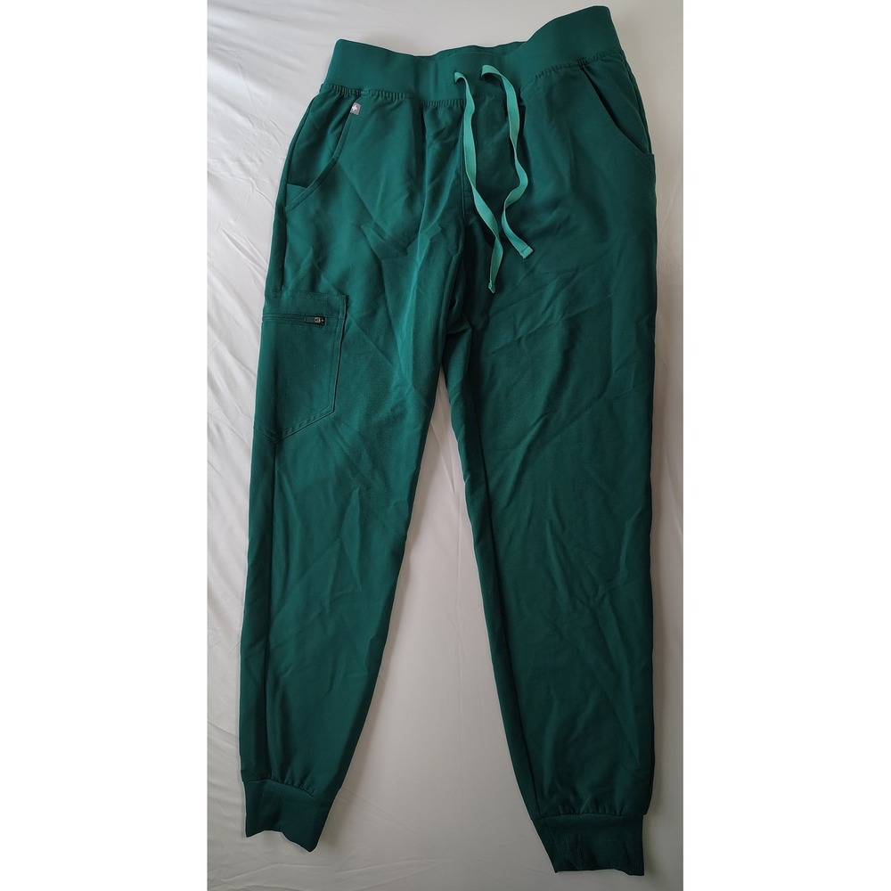 FIGS Zamora Jogger Scrub Pants Hunter Green FIONx 1000208 Mens Small S